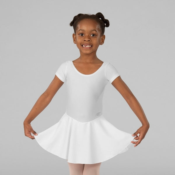 White Skirted Leotard